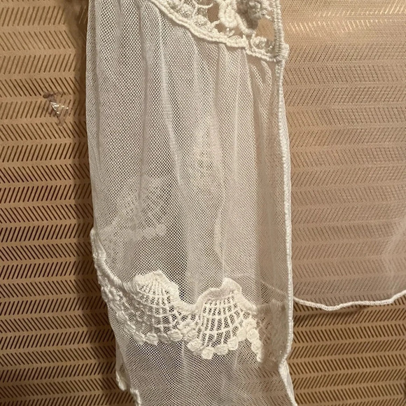 KNITWORKS~VINTAGE~LACE TOPPER~GORGEOUS - Picture 4 of 8